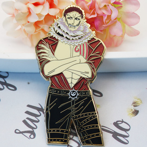 Gran oferta, insignia de Pin de Metal chapado en oro, disfraz de Kimono de <span class=keywords><strong>Geisha</strong></span> japonés personalizado, Pin de solapa de esmalte duro para niña para Decoración - Product Image 2