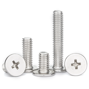Chinese <strong>Screw</strong> 1mm 1.2mm 1.5mm 2mm Metric Nickel Plated Carbon Steel Cross Recessed Flat Head Coarse Thread <strong>Nylon</strong> Mini <strong>Screw</strong> - Product Image 5