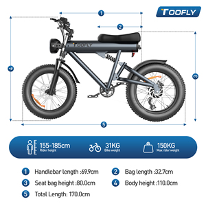 Bicicleta de Montaña Plegable de 26 Pulgadas, 350 W, 36 V, Alta Potencia, 2022 - Product Image 2