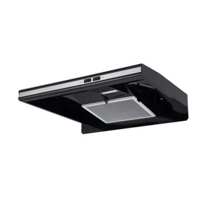 Hotte de cuisinière noire 22 "avec façade en acier inoxydable 12V RV - Product Image 3