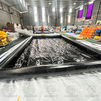 Tapis de lavage de voiture gonflable portable NAIRBAG pour nettoyer les voitures et collecter l'eau, adapté aux garages, aux ateliers de réparation