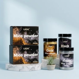LEQU Kit de Polvo de Mica Metálico a Granel, Alegre y Divertido, 3 Piezas de 100g Cada Una, Pigmento de Alta Pureza para Manualidades con Resina, Venta al Por Mayor - Product Image 2