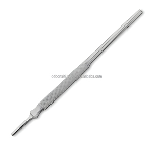 Manche de scalpel Debonairii Corwin en acier inoxydable, instrument chirurgical à lame ronde moletée, fournisseur en gros - Product Image 2