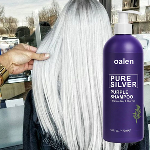 Champú Profesional Morado <span class=keywords><strong>para</strong></span> Eliminar Tonos Amarillos y Anaranjados, Apto <span class=keywords><strong>para</strong></span> <span class=keywords><strong>Cabello</strong></span> <span class=keywords><strong>Rubio</strong></span>, Gris y Blanco Decolorado - Product Image 1