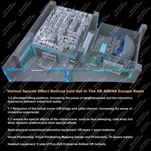 Arena XR Interactiva, Sala <span class=keywords><strong>de</strong></span> Escape Inmersiva <span class=keywords><strong>de</strong></span> Libre Recorrido, Campo <span class=keywords><strong>de</strong></span> Batalla <span class=keywords><strong>de</strong></span> Juegos <span class=keywords><strong>de</strong></span> Realidad Virtual, <span class=keywords><strong>Simulador</strong></span> <span class=keywords><strong>de</strong></span> Disparos <span class=keywords><strong>de</strong></span> Realidad Virtual para Parques Temáticos - Product Image 5