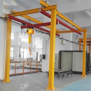 Grúa de un solo haz de doble haz Kbk, sistema de riel de aleación de aluminio, grúa monorraíl de suspensión a la venta - Product Image 3