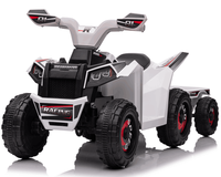 Quad électrique pour enfants avec remorque, batterie 6V7AH, MP3, jouet en plastique pour les enfants de 3 à 8 ans