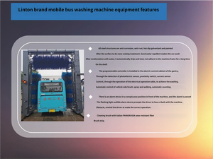 Mobile Bus <b>Washing</b> <b>Machine</b> Anti Corrosion Automatic Commercial Coach Cleaning System with Alarm and Brush Control - Product Image 5