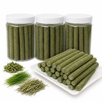 Bâtonnets à mâcher pour lapins Radish Valley, jouet de dentition pour chinchillas et cochons d'Inde, foin d'alfalfa séché, 25 unités/boîte, vente en gros disponible