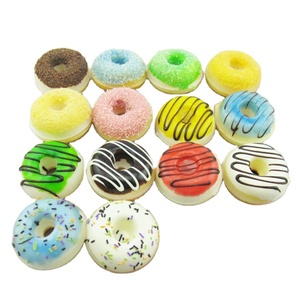Mini Squishy Chậm Tăng Kem Thơm Donut Hỗn Hợp Cho Bán Buôn Thực Phẩm Hiển Thị Nhân Tạo Donut Tủ Lạnh Nam Châm - Product Image 1
