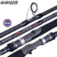 Canne à pêche spinning Lurekiller Force Plus X-Ride 2.7-2.9M en fibre de carbone avec guides Fuji, puissance moyenne-lourde (MH), pour la pêche en mer au bar et en rive.