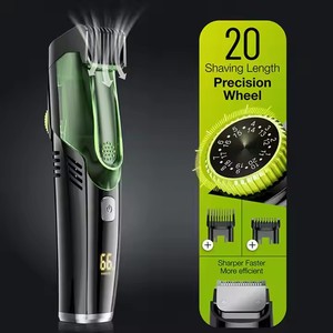 IPX6 Automatic Vacuum Hair <b>Trimmer</b> Mens <b>Beard</b> Shaver Razor Groin Body Grooming Professional <b>Cordless</b> Hair Household English - Product Image 3