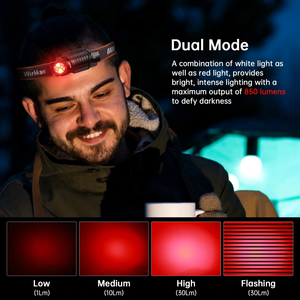 <span class=keywords><strong>Linterna</strong></span> Frontal <span class=keywords><strong>LED</strong></span> <span class=keywords><strong>Recargable</strong></span> HD12 <span class=keywords><strong>de</strong></span> Bajo <span class=keywords><strong>Precio</strong></span> y Alta Calidad para Pesca Nocturna, Caza y Actividades al Aire Libre con Tapa Magnética - Product Image 4