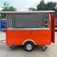Remorque de restauration mobile de haute qualité avec cuisine complète et design personnalisé