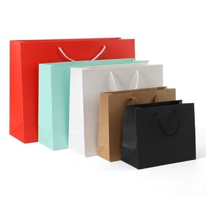 Handheld Shoes Clothing Paper Bag Offset Printing Art Paper Bag - Product Image 2