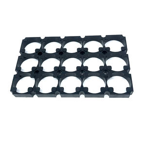 Soporte para Batería de Litio Fija Integral 21700, Apertura de 21.3 mm, Material Ignífugo, Soporte para 3x5 Baterías - Product Image 1