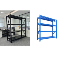 Étagères industrielles Gui Chang sans boulons, de capacité moyenne, rayonnage de stockage multi-niveaux pour entrepôt, rayonnage empilable en acier