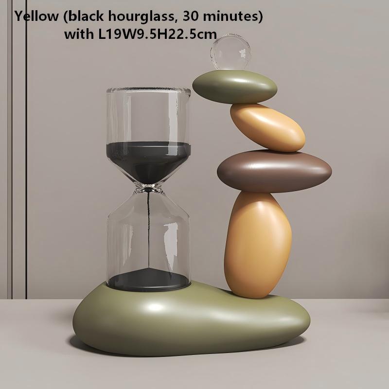 Pierre de transport jaune FKD6480Y + sablier noir
