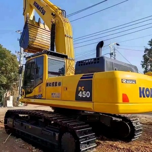 รถขุดไฮดรอลิกแบบตีนตะขาบ Komatsu PC450 มือสอง ปี 2021 รุ่น 45 ตัน สภาพดี เหมาะสำหรับงานขุดดินขนาดใหญ่ พร้อมมอเตอร์ ปั๊ม เกียร์บ็อกซ์ และชุดเกียร์ - Product Image 1
