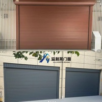 Porte à enroulement industrielle automatique horizontale rapide de haute qualité en aluminium pour garage et entrepôt