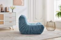 Chaise de jeu LED RGB, design ergonomique, hauteur réglable, vérin à gaz 2 étapes, siège pivotant minimaliste en velours, repose-pieds, garantie 3 ans