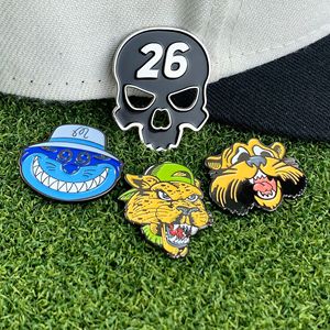 Ensemble de marqueurs magnétiques pour chapeau de golf, clips et marqueurs métalliques peints pour décorer les casquettes de golf - Product Image 4