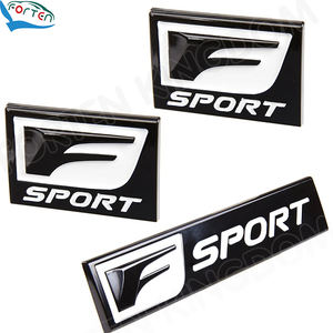 Authentique F-Sport Fender Emblème arrière voiture côté autocollant coffre logo badge pour RC GS350 GS450 IS250 IS350 ES RX - Product Image 2
