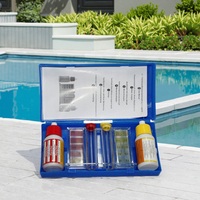 Kit de test de pH et de chlore pour piscine avec Baby Lock (20CC)