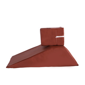 KS Medical Positioning <b>Pad</b> Brown Leather Head Support For Eye Surgery And Chest Elevation Multi Functional <b>Nursing</b> Use - Product Image 1