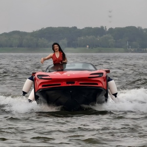 2026 New Design Popular Water Supercar Electric Boat Fiberglass <strong>Jetski</strong> <strong>Car</strong> Boat Sport Speed Luxury <strong>Jet</strong> Ski <strong>Car</strong> - Product Image 2