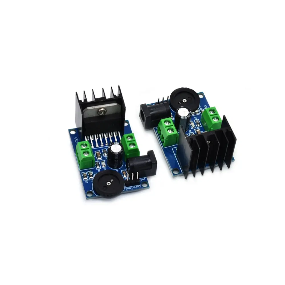 HIFI Audio Board Two Channel TDA7266 Operational Audio Amplifier Module Chips 7W+7W Dual Channel 4-8 Ohm 5-15W - Mini Amplifier