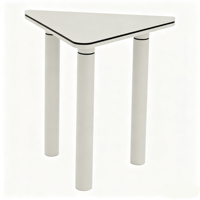 Tables de bureau et de salle de classe intelligentes modulables en forme de triangle, trapèze et polygone, design épuré