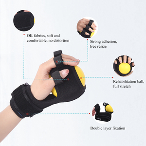 Orthèse orthopédique de main de poignet de doigt d'exercice de boule de main avec l'attelle de boule de main d'entraînement de coup de balle - Product Image 3
