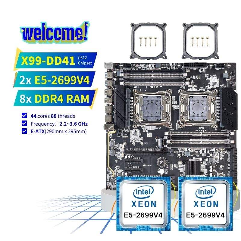 E5-2699V4 Intel Xeon Processor 55M Cache, 2.20 GHz SR2JS CM8066002022506 E - Foto 2
