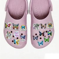 Breloques de chaussures en PVC personnalisées sur le thème des fêtes, décorations 2D pour chaussures de Noël et d'Halloween, accessoires DIY pour sabots et sandales, pour cadeaux promotionnels