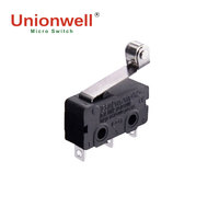 Unionwell 0.1A-12A 125/250VAC 48VDC 5E4 50gf 350gf micro-interrupteurs pour outils électriques
