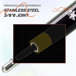 Taco de billar de fibra de carbono <span class=keywords><strong>Crical</strong></span> original con virola XTC de baja desviación punta de zafiro multicapa - Product Image 2