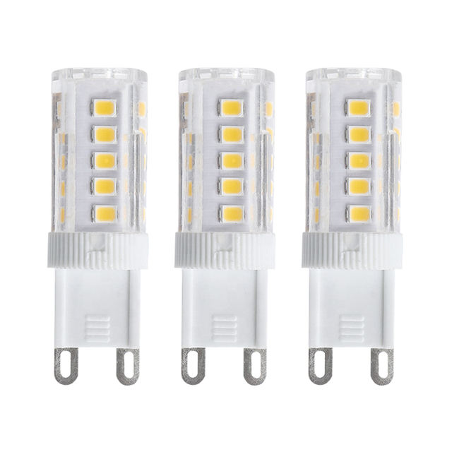 OEM/ODM High Lumen 8W G9 LED Light Bulbs China Factory Hot Sell AC 120V Warm White Ceramic and PC Body for Indoor Lamps