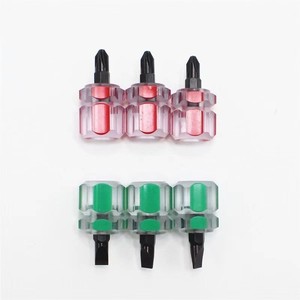 Kit de destornilladores para máquina de coser, mini destornillador corto portátil con cabeza de rábano, destornillador para placa de <span class=keywords><strong>aguja</strong></span>, herramientas de reparación de costura - Product Image 5