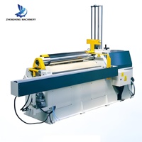 Machine de cintrage CNC à quatre rouleaux W12CNC-8x1500 automatique PLC en acier inoxydable avec formage des extrémités, fabriquée en Chine