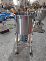 Mesin Blender Komersial 20L 32L untuk Pasta Bawang, Mesin Penghancur Daging Babi Ikan, Mesin Pencacah Wortel Kol, Mesin Pembuat Bubur Buah Tomat