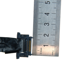 Hoogwaardige LVDS-kabel JAE FI-RE21/41/51 0,5 mm pitch witte tape versterkte flexibele displaykabel voor industriële LCD-modules - Product Image 5
