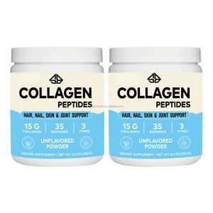 Collagène en peptides OEM pour adultes, extrait végétal protéiné pour la santé des cheveux, de la peau, des ongles et des articulations, 350g en poudre pour adultes - Product Image 1