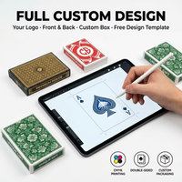 Jeu de cartes à jouer personnalisées en gros – Jeu de poker avec design imprimé sur mesure et boîte – Cadeau de luxe pour organisateur d'événements