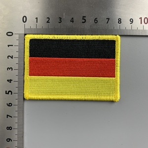 Parche Bordado Personalizado de Alta Calidad con Bandera de Estados Unidos, Alemania y Kenia, Parche de Bandera Nacional Americana - Product Image 4
