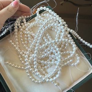 สร้อยคอมุกแท้สีขาวจากออสเตรเลีย ขนาด 10-11 มม. ทรงกลม แสงเงาสวยงาม มีตำหนิเล็กน้อย พร้อมแผ่นเงินแท้สำหรับเปลี่ยน ของขวัญ - Product Image 4