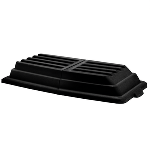 Contenitore portaoggetti 600 L nero con coperchio per uso esterno - Product Image 2