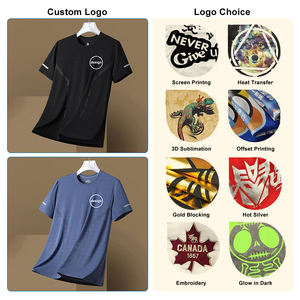 เสื้อวิ่งถักแบบสั่งทำโลโก้ OEM ขายส่ง แห้งเร็ว พิมพ์ลายด้วยเทคนิค Discharge ระบายอากาศได้ดี เหมาะสำหรับงานมาราธอน ทีมงาน ชมรม และงานส่งเสริมการขาย - Product Image 4