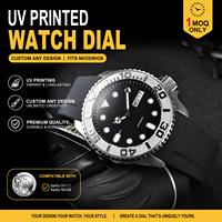 Montre de plongée automatique personnalisée en argent pour homme, bracelet en cuir noir, cadran à aiguilles, lumineuse, étanche 50M, montre mécanique à bracelet