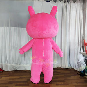 Kostum Maskot Karakter Hewan EVA Cetak Oranye/Pink Serbaguna yang Sempurna untuk Acara Liburan, Promosi & Pertunangan - Product Image 5